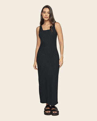 Vestido manga sisa doble escote#color_700-negro