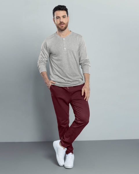 Jogger Londres pantalón de hombre#color_320-vino