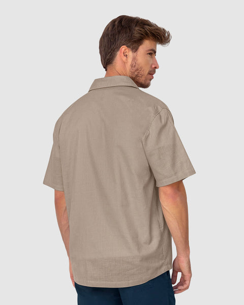 camisa-manga-corta-con-perilla-funcional-y-cuello-camisero#color_873-camel
