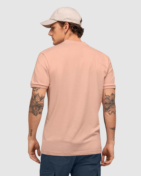 Camiseta manga corta tipo Henley#color_317-rosado-medio