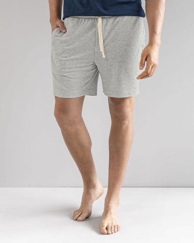 Bermuda con elástico en cintura para hombre#color_717-gris-jaspe