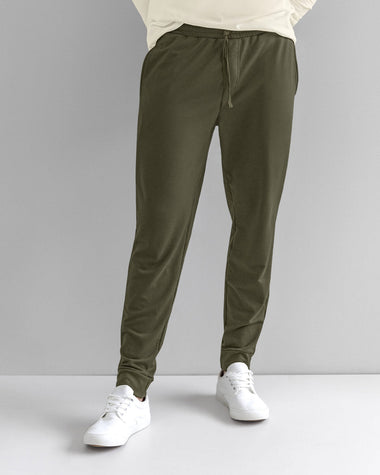 Pantalón jogger masculino#color_617-verde-medio