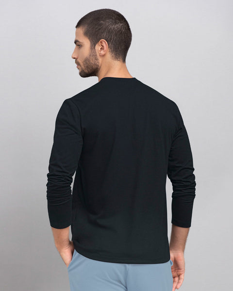 Camisudadera manga larga cuello redondo#color_700-negro