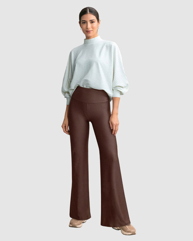Legging bota recta con compresión de abdomen
