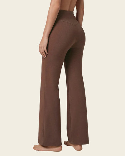 Legging bota recta con compresión de abdomen#color_c23-cafe