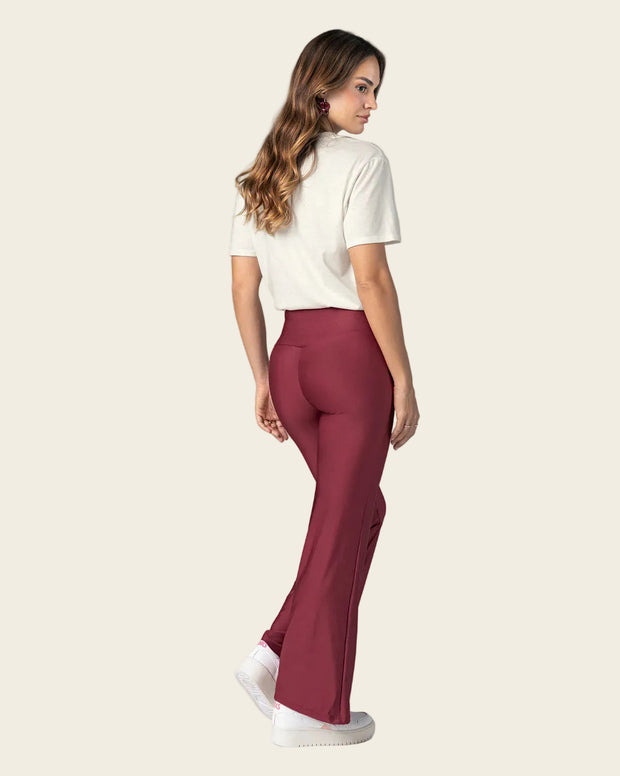Legging bota recta con compresión de abdomen
