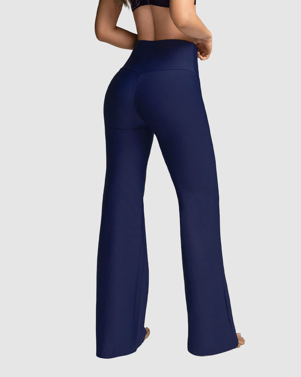 Legging bota recta con compresión de abdomen