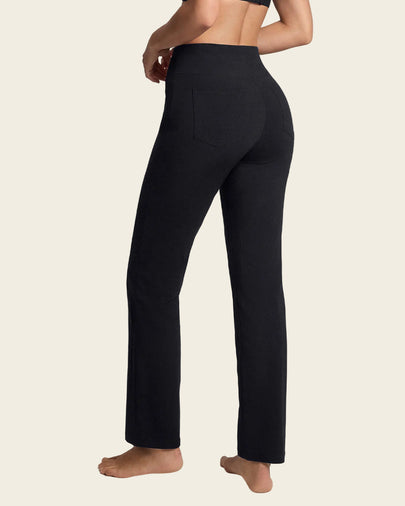 Legging bota recta con compresión moderada#color_700-negro