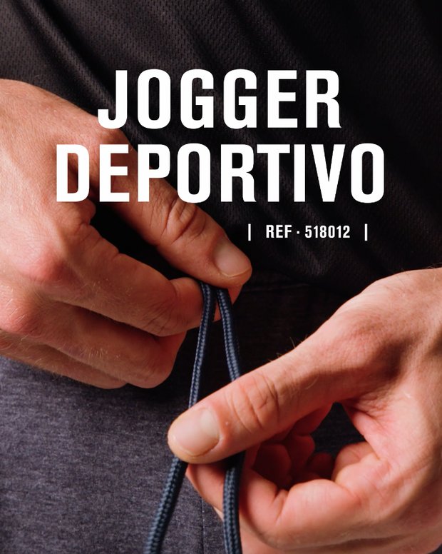 Jogger deportivo estilo sudadera con bolsillos laterales funcionales