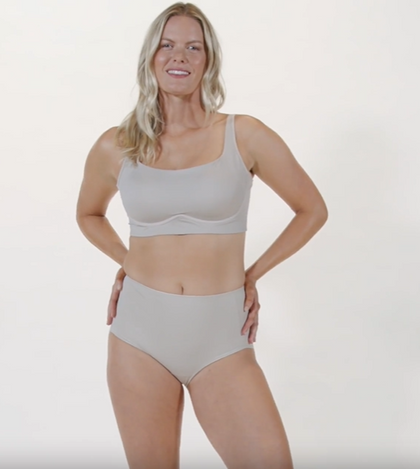 Panty clásico efecto invisible de compresión fuerte en abdomen