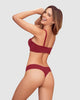 Perfect strapless brasier strapless con compresión fuerte de espalda#color_a40-rojo