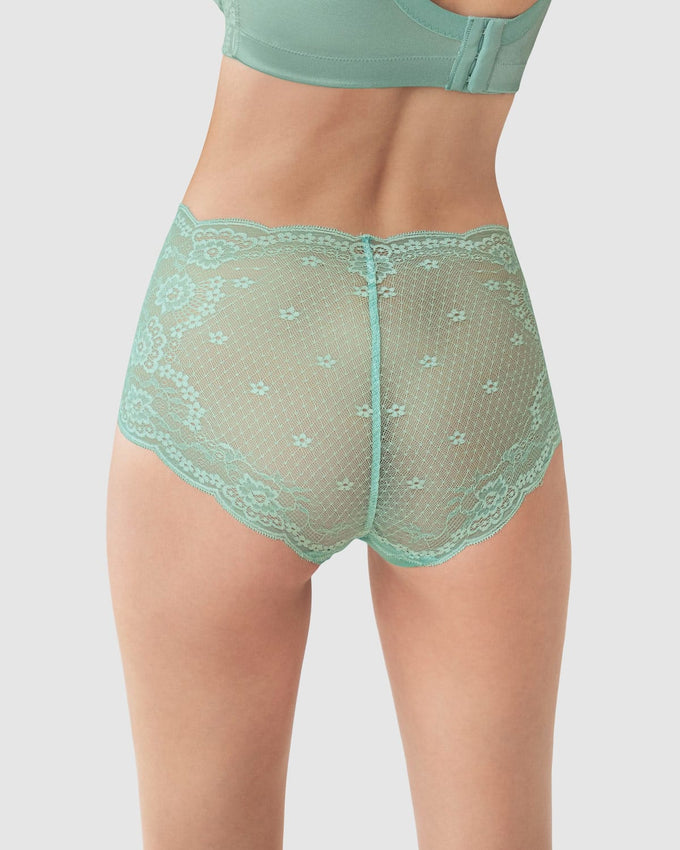Panty clásico en encaje SmartLace®#color_644-verde