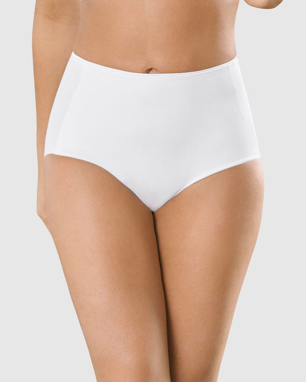 Panty clásico con tela inteligente sin costuras#color_000-blanco