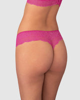 Panty estilo tanga brasilera con laterales y encaje#color_053-rosa-intenso
