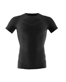 Camiseta de compresión suave con tecnología skinfuse para total comodidad#color_700-negro
