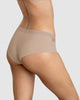 Panty cachetero con franja transparente decorativa#color_802-cafe-claro