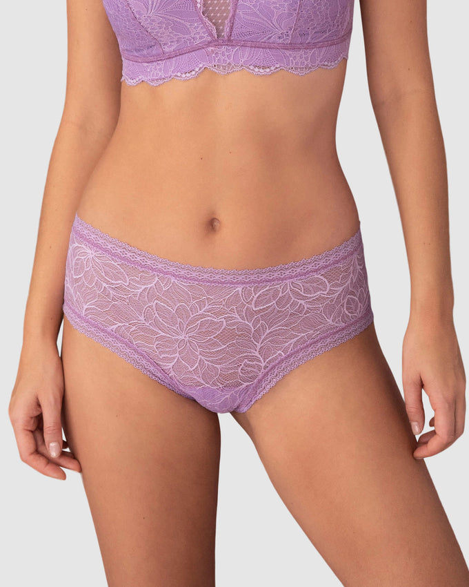 Panty cachetero en Smartlace® floral#color_412-lila