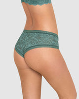 Panty cachetero en Smartlace® floral#color_613-verde-esmeralda