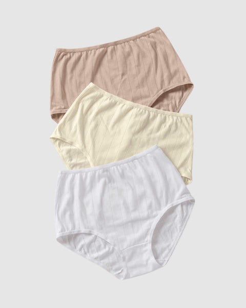 3 Panties clásicos con excelente cubrimiento#color_s06-blanco-cafe-claro-marfil