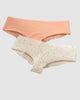 Paquetes x2 panties cacheteros con encaje#color_s37-estampado-puntos-mandarina-medio