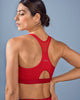 Top deportivo con espalda atlética en material de secado rápido#color_340-rojo-fuerte