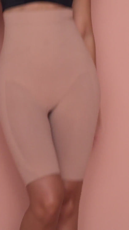 Panty faja media pierna invisible levanta glúteos