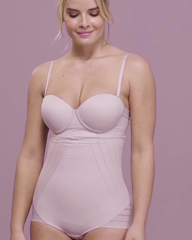 Panty faja busto libre de control de abdomen invisible en piernas