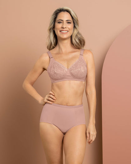 Panty clásico de control suave con excelente modelación#color_a22-rosa-viejo